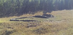 A distant image of the Fertility Stone Ruin, where Child Bearing ceremonies took place in the Ancient times.