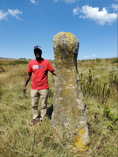 Here you see the Motherstone which is part of Inzalo Yelanga.