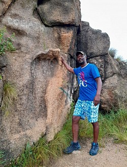 Probably the best example of a giant footprint found anywhere else in the world.